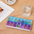 MAYFIVE 2 7 (2 Weekly Pill Organizer Times A Day Day Pill Box Holder Large Daily Medicine Organizer Travel Pill Case