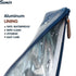 Sunlit 100% Waterproof Wipe Clean Hygienic Carrying Case/Pouch for Reusable Straws - 2 Set for 10.5 Inches Straws,