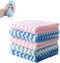 Usondeals Microfiber Cleaning Rag, Super Absorbent Reusable Scouring Towels for Kitchen and Bathroom (5 PCS, 11.8")