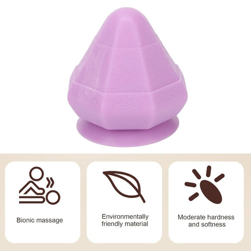 Massage Cone Ball, Myofascial Release Tool, Portable Reduce Soreness Suction Massaging Cone Ball with Suction Cup