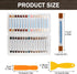 Ovrilossa 30 2 Wood Filler Sticks, Colors Wood Repair Wax Crayons with Scrapers, Touch Up Wax Sticks Repair Kit