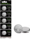 CR1225 Lithium Batteries 3V High Capacity Battery (5 Count)