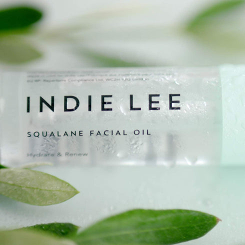 Indie Lee 100% Squalane Oil, Travel Size Daily Face Oil & Hydrating Moisturizer for Dry Skin, TSA Approved (10ml)
