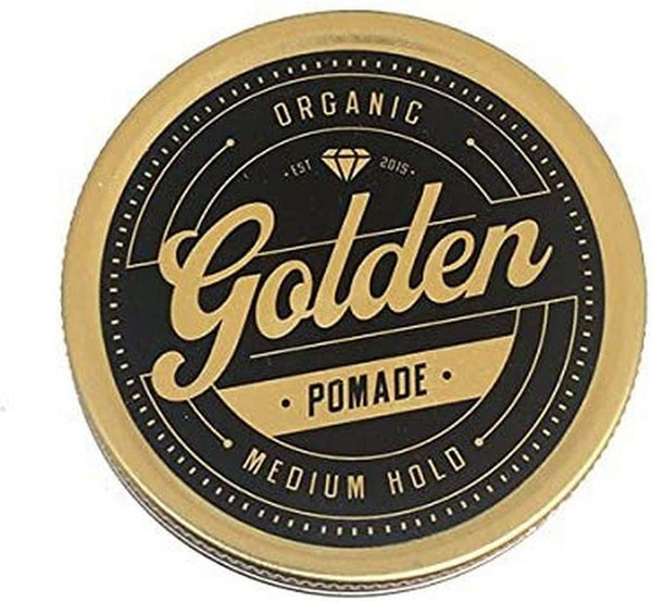 Organic & Natural Hair Pomade Wax & Oil Base 6.7 Oz - Made in Denmark - UNISEX - Medium Flexible Hold - Perfect Shine