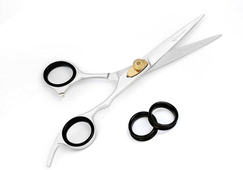 Ruvanti Hair Cutting Scissors, Professional Barber Premium Shears, Sharp Stainless Steel Blades, Comfortable Grip