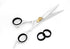 Ruvanti Hair Cutting Scissors, Professional Barber Premium Shears, Sharp Stainless Steel Blades, Comfortable Grip