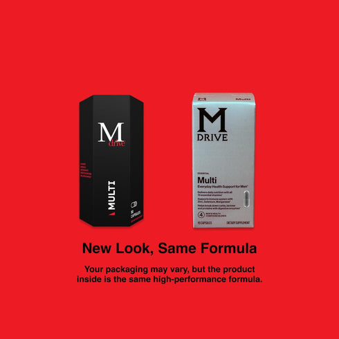 Mdrive Multivitamin for Men, Daily Immune Health Support with Zinc, Selenium, CoQ10, 90 Capsules