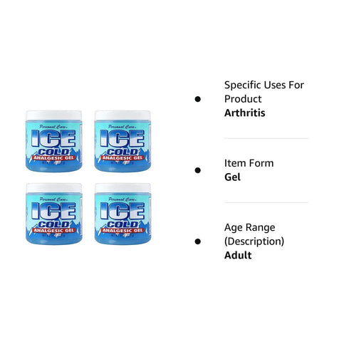 Ice Gel Pain Reliever - Smart Savers 4 Pack