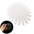 Honbay 20PCS Plastic False Nail Swatches Wheels, Nail Art Color Polish Display Wheel for Manicure
