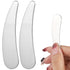 minkissy Small Metal Makeup Spatula, Stainless Steel Handheld Cream Spatula for Mixing and Sampling Skin Care (2Pcs)