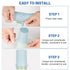 Silicone Bottle Covers for Travel, Leak Proofing Elastic Sleeves for Shampoo & Body Wash Containers (16 Pack)