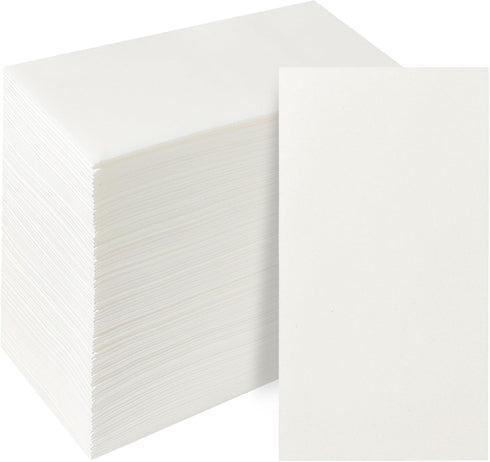 JEBBLAS Disposable Guest Towels, Linen Feel Hand Towels, Soft Absorbent Paper Napkins for Kitchen & Events, 200 Pack