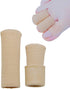 SOHLER 6 Packs Closed Toe Caps - Finger Covers Sleeve Protectors, Large Size 1"x 2-1/2", Elastic Fabric Lined with Soft