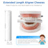Aligner Chewies for Invisalign, 4-Pack Extended Length Orthodontic Chompers for Braces, Aligners, Retainers