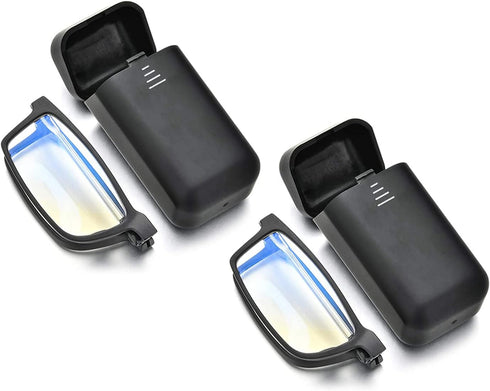Folding Reading Glasses - Portable Foldable Readers for Men Women with Case, 2 Pairs 1.50