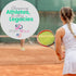 Sportybella Tennis Hair Accessories for Girls (Black/White) - No Crease Hair Ties, Stylish Design for Young Tennis