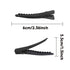 YAKA 50 Pack 6cm/2.36" Black Metal Alligator Hair Clips - Professional Non-slip Hair Accessories for Girls Women