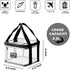 Rough Enough Clear Makeup Toiletry Bag, Large Waterproof Cosmetic Storage Bag for Travel - Black
