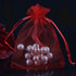4x6 Inch Organza Gift Bags with Drawstring for Jewelry, Candy, 100 Pcs Red Sachet for Baby Shower, Party Favors, Wedding