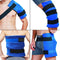 WORLD-BIO Large Gel Ice Pack & Wrap - Reusable Hot Cold Therapy Ice Pack for Pain Relief - 11" x 14" Blue