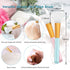 Silicone Face Scrubber, 2pcs Exfoliating Lip Brush, 2pcs Cleansing Brush, 2pcs Face Mask Brush Tool