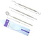 Dental Tools Set, 3 Pcs Hygiene Cleaning Kit, Stainless Steel Plaque Remover with Mouth Mirror, Tartar Scraper