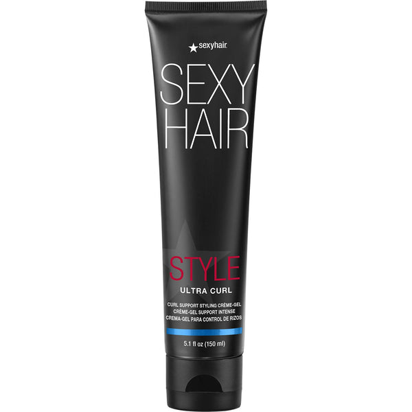 SexyHair Style Ultra Curl Support Styling Crème-Gel, 5.1 Oz - High Control, Adds Definition