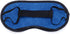 Sleep Mask Set Pack of 3, Adjustable Microfiber Terry Cloth Eye Masks for Sleeping, Travel, Black/Blue/Pink