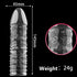 Sponver 4 DesignsPack 4 Threaded Condom Male Condom Adult Lock Crystal Sleeve of Transparent