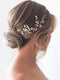 JAKAWIN Bride Crystal Wedding Hair Vine, Silver Bridal Hair Piece Rhinestone Accessories for Women
