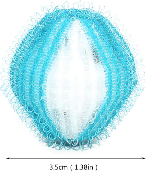 Seadiquiet 5Pcs Reusable Hair Remover, Washing Machine Hair Catcher Laundry Ball Dryer Ball for Clothing Dog Cat Pet