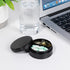 2 Compartment Metal Pill Box, Waterproof Aluminium Travel Case for Daily Medication, Vitamins, Portable Organizer
