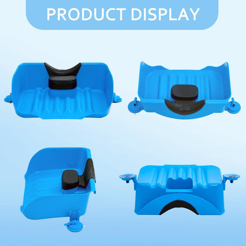 Nolasalon Portable Shampoo Basin for Kids, Baby, Children,Tear Free Hair Washing Basin Tray at Home (Blue)