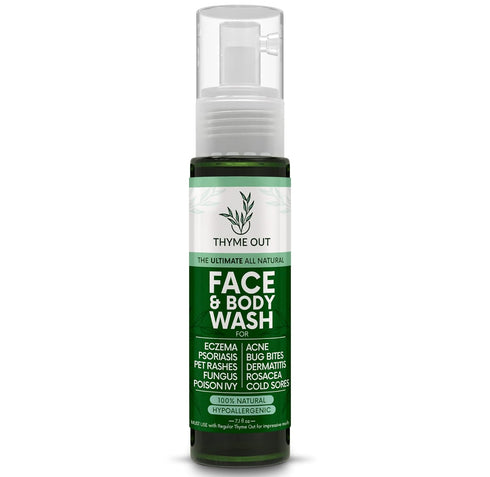 All Natural Face & Body Wash for Eczema, Psoriasis, Bug Bites, 7.1 oz Soothes Itching and Irritation