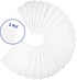 JOLLY CHEF 400 Pack Disposable Paper Napkins, Soft 2-Ply White Paper Hand Towels for Events
