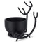 SANWA Grooming Shaving Kit for Men, Strong Razor and Brush Stand with Stainless Steel Shaving Soap Bowl