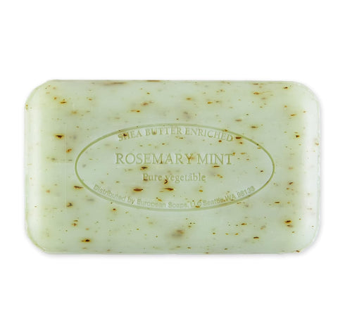Pre de Provence Artisanal Soap Bar, Rosemary Mint, 5.3 Ounce, Natural French Skincare with Organic Shea Butter