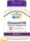 21st Century Flaxseed Oil 1000 mg Softgels, 60 Count for Daily Health
