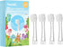 Papablic Replacement Toothbrush Heads - 4 Count | Compatible with Toddler Sonic Electric Toothbrushes & BabyHandy