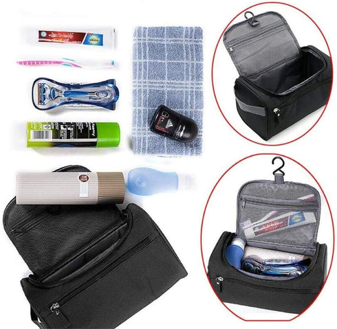 Tumecos Toiletry Dopp Kit - Travel Electronics Organizer Shaving Accessories Bag (Black1)
