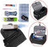 Tumecos Toiletry Dopp Kit - Travel Electronics Organizer Shaving Accessories Bag (Black1)