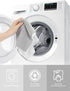 Microfiber Cloths in a Roll, Reusable Washable Tear Away Cleaning Rags, 12" x 12", 40 Pack (White) for Auto and Home