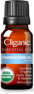 Cliganic Organic Frankincense Essential Oil - 100% Pure Natural Undiluted for Aromatherapy, Non-GMO Verified
