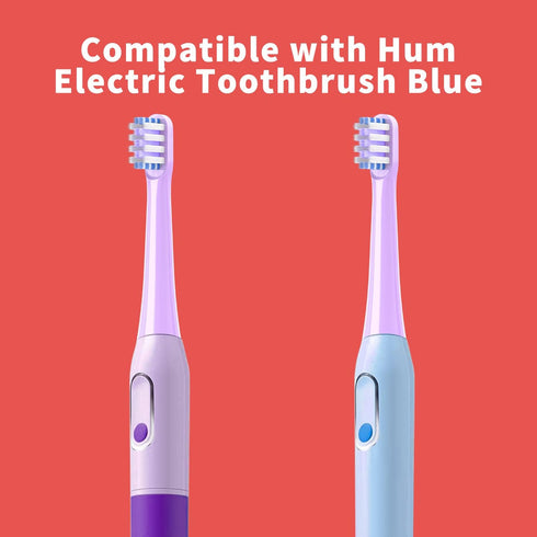 Replacement Toothbrush Heads for Colgate Hum Connected Smart Battery Toothbrush, Refill Head, Purple