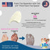 YJ44-9071, 1/4" (100 Pack) Dr. Jill's Foot Pads, Toe Separator Pad Foam with Tail
