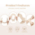 SPA Headband for Women for Washing Face, Makeup Headband & Hair Band for Face Wash, 4 Pcs