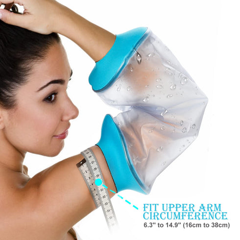 Asunby PICC Line Shower Cover, Waterproof IV & PICC Line Sleeve for Upper Arm, Reusable Post Surgery