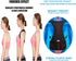 Thoracic Back Brace Posture Corrector - Magnetic Support for Neck, Shoulder, Upper and Lower Back Pain Relief (Black,