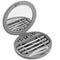 Strogem Reusable Cotton Swabs with Mirror for Makeup Application and Cleaning, Portable Washable Silicone Q-Tip (Gray)
