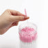 100 Pcs Disposable Mascara Wands, Crystal Eyebrow Spoolies Brush for Eyelash Extensions, Makeup Applicators with